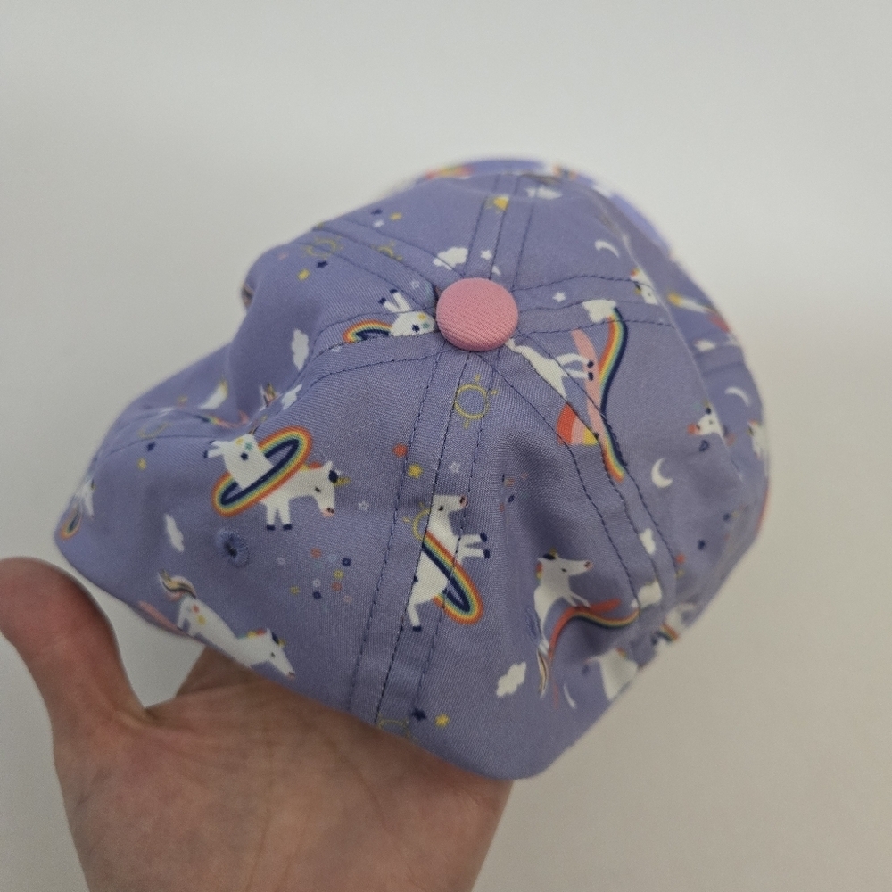 Girls Preschool '47 Lavender Detroit Lions Unicorn Clean Up Adjustable Hat - Picture 6 of 6